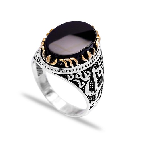 Onyx Authentic Men Ring Wholesale Handmade 925 Sterling Silver